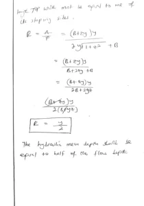 maximum flow in trapezoidal channel
