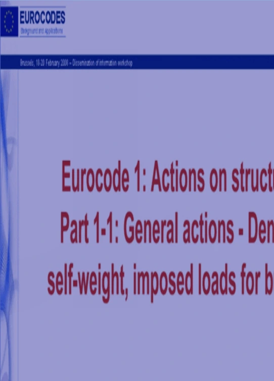 Summarized Eurocode 1 Action On Structures Free Pdf Download.