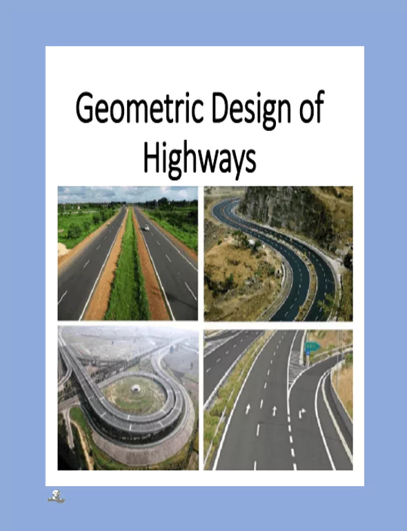 Geometric design of highways pdf