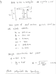 Determine section classifications