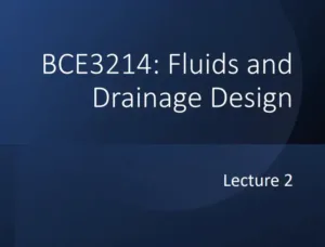 fluid and drainage design lecture 2 Pressure measurement