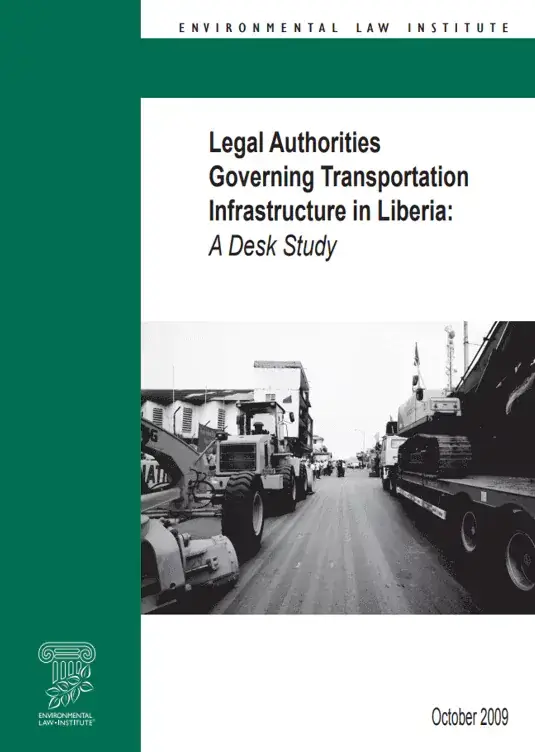 Legal authority governing transport in Liberia